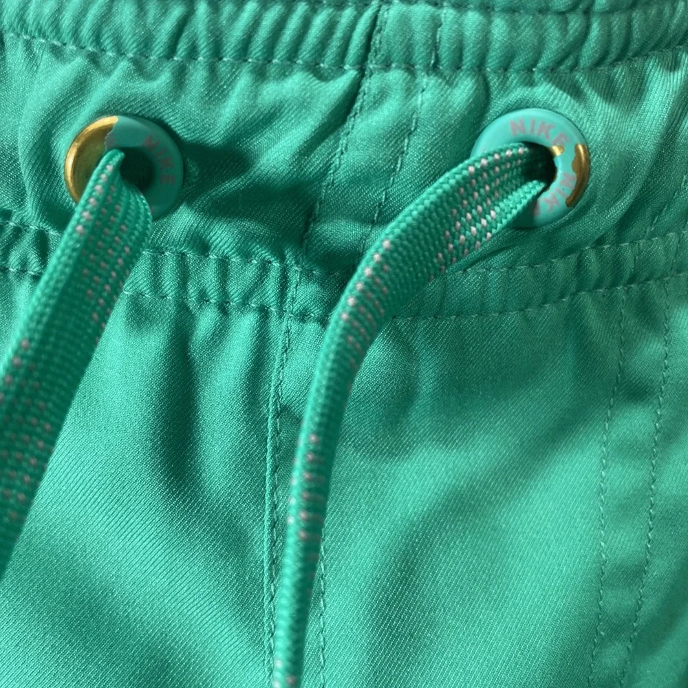 Vintage Nike Swim Trunks Mens‎ Large Teal Green Swoosh Lined 90s Y2K